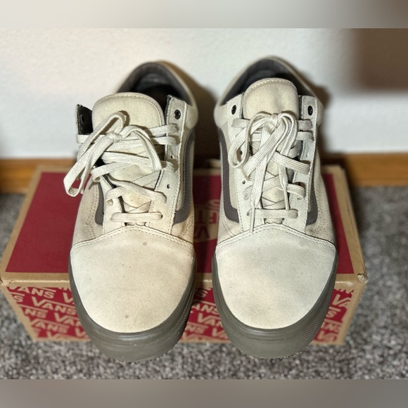 Vans - old skool - cream - size 12 - Picture 2 of 5